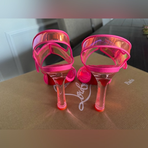 CHRISTIAN LOUBOUTIN PVC Slingback Sandals 6 - Picture 6 of 10